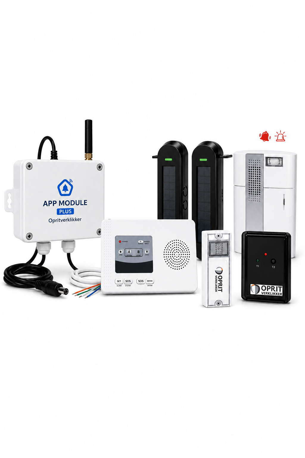 Lichtsluis Set EXT Bel - Smartphone - Pieper - Gong